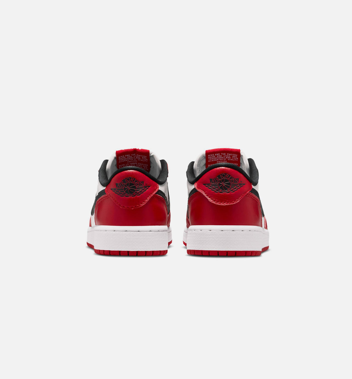 Air Jordan 1 Retro Low OG 芗加哥大童款休闲鞋 - 大学红/黑/峰白