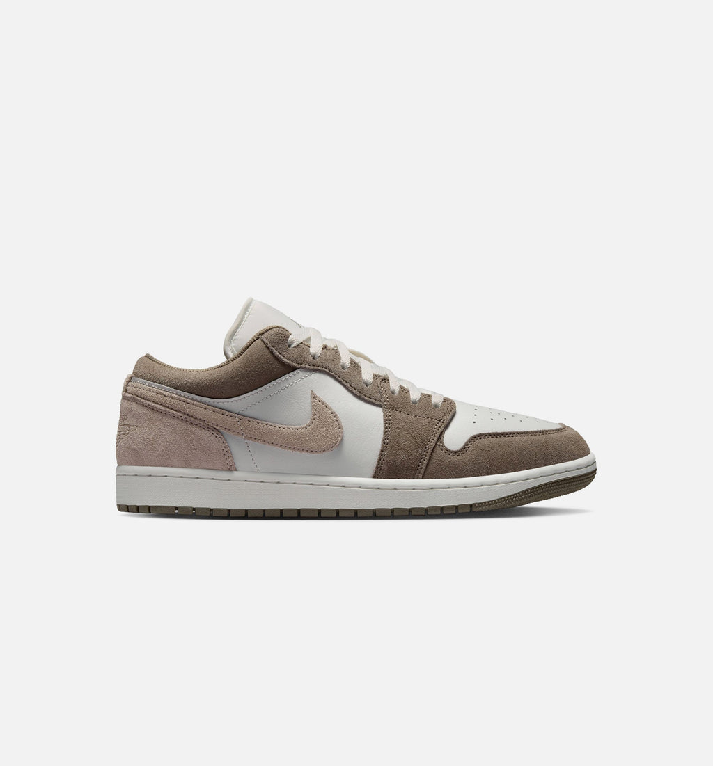 Air Jordan 1 Low 男款休闲鞋 - 橄榄灰/谜石/峰白