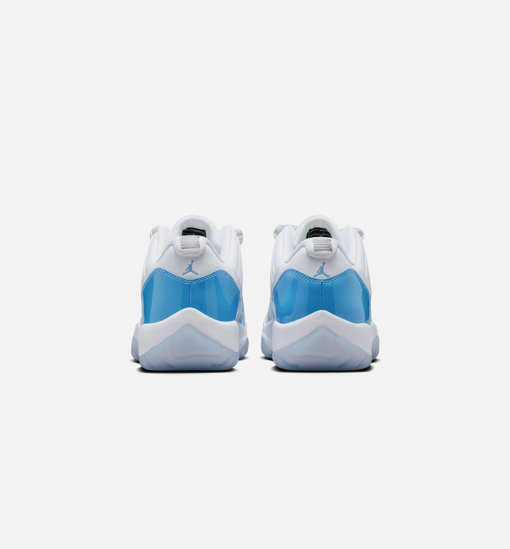 Air Jordan 11 Retro Low 大学蓝男款休闲鞋 - 白/大学蓝/黑