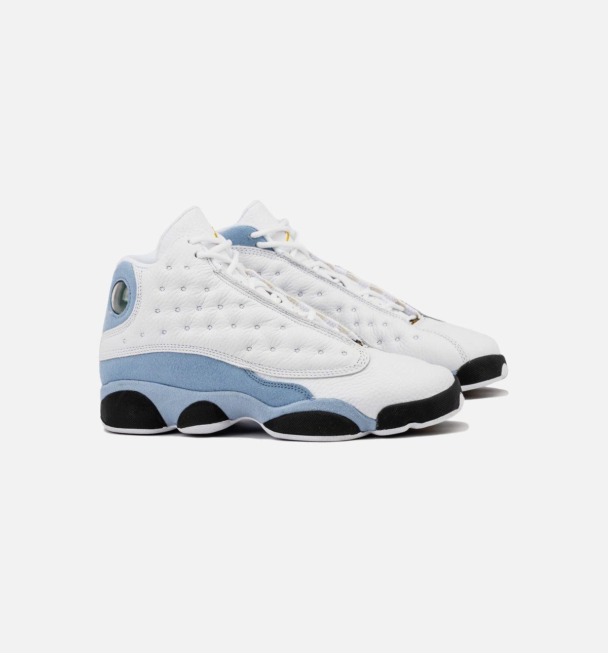 Air Jordan 13 Retro 蓝灰大童款休闲鞋 - 白/蓝灰/黑/黄赭山