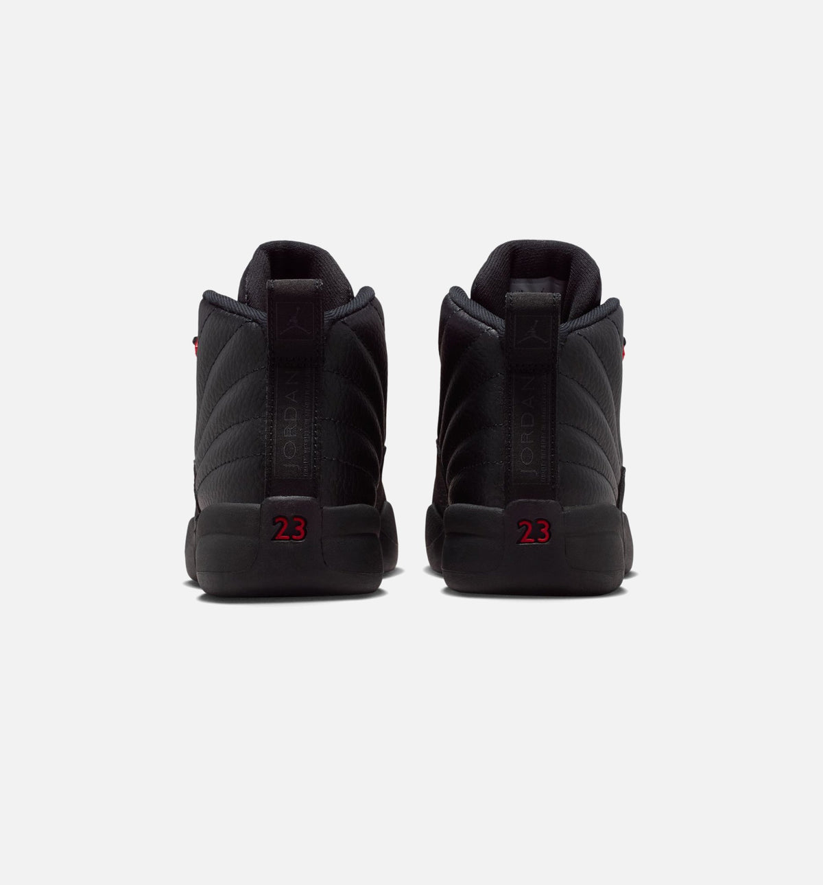 Air Jordan 12 Retro Bloodline 学龄前款休闲鞋 - 黑/学院红