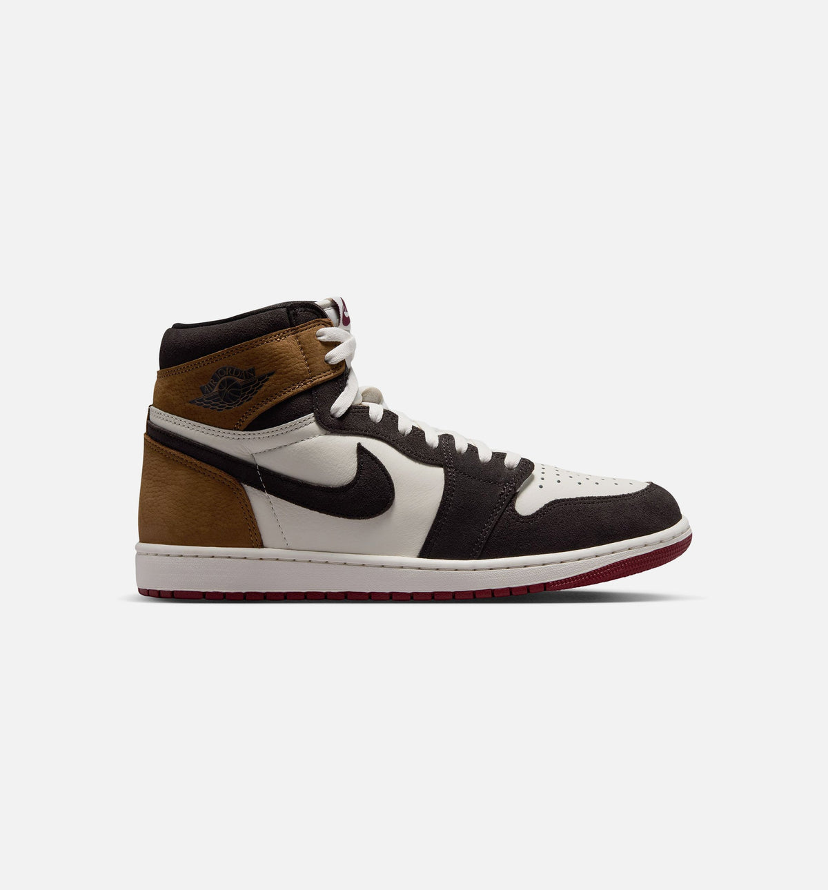 Air Jordan 1 Retro High OG 情书男款休闲鞋 - 阴影棕/球队红/淡英坦