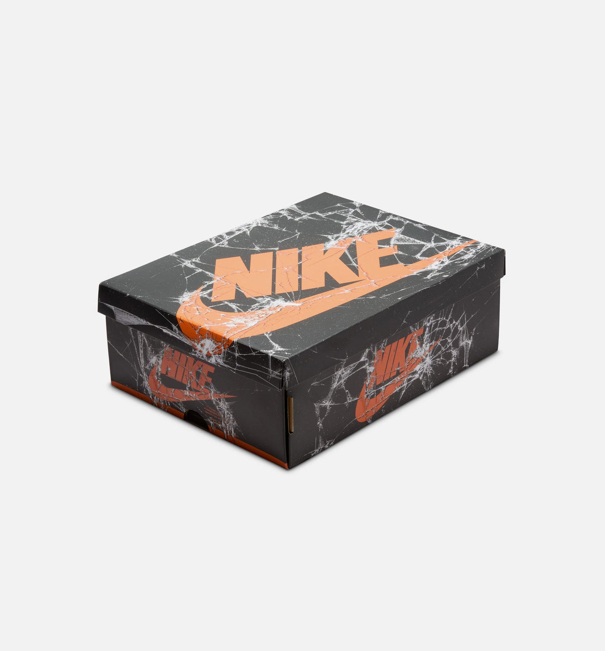 Air Jordan 1 Retro High OG 碎篮板大童款休闲鞋 - 黑/帆白/海星橙