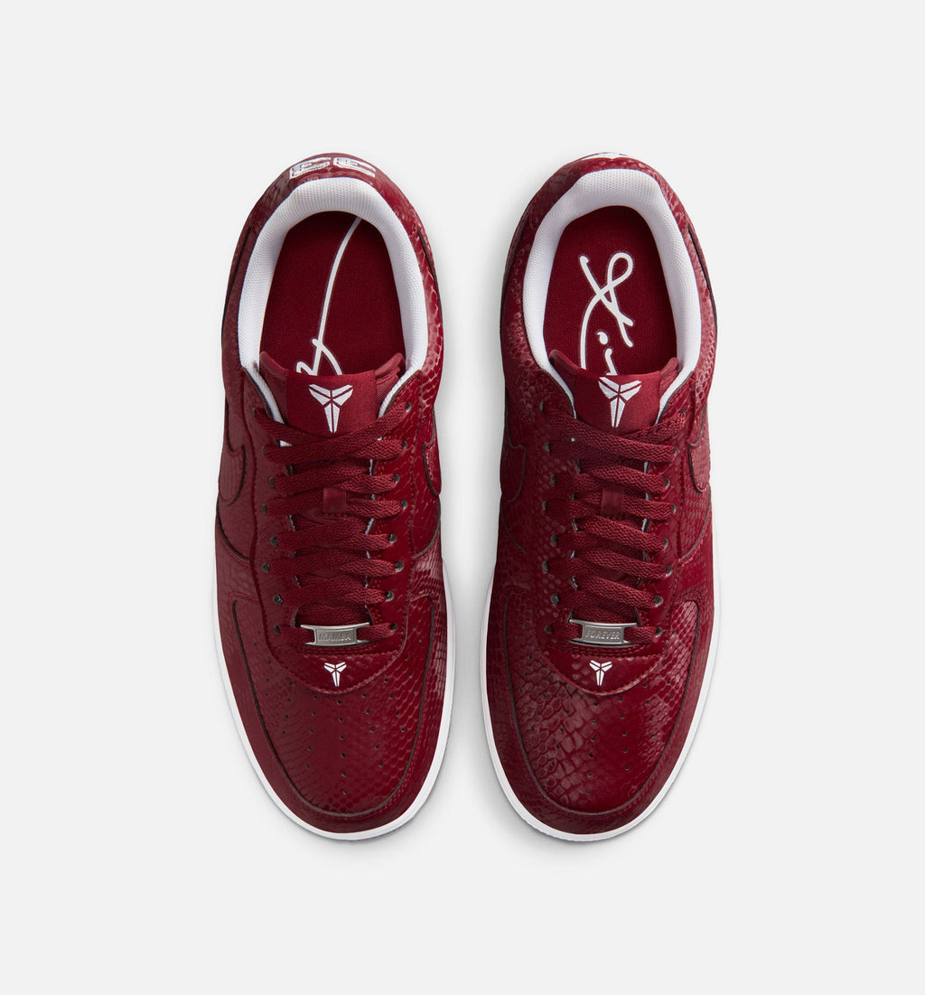 Kobe Air Force 1 Low Merion Mens Lifestyle Shoe - Team RedWhite