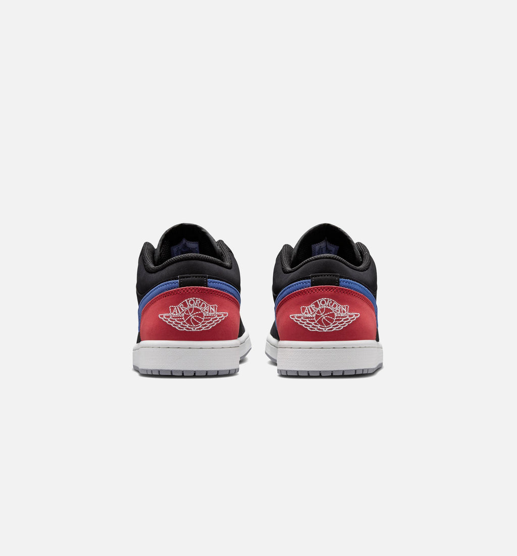 Air Jordan 1 Low 男款休闲鞋 - 黑/峰白/真蓝/大学红