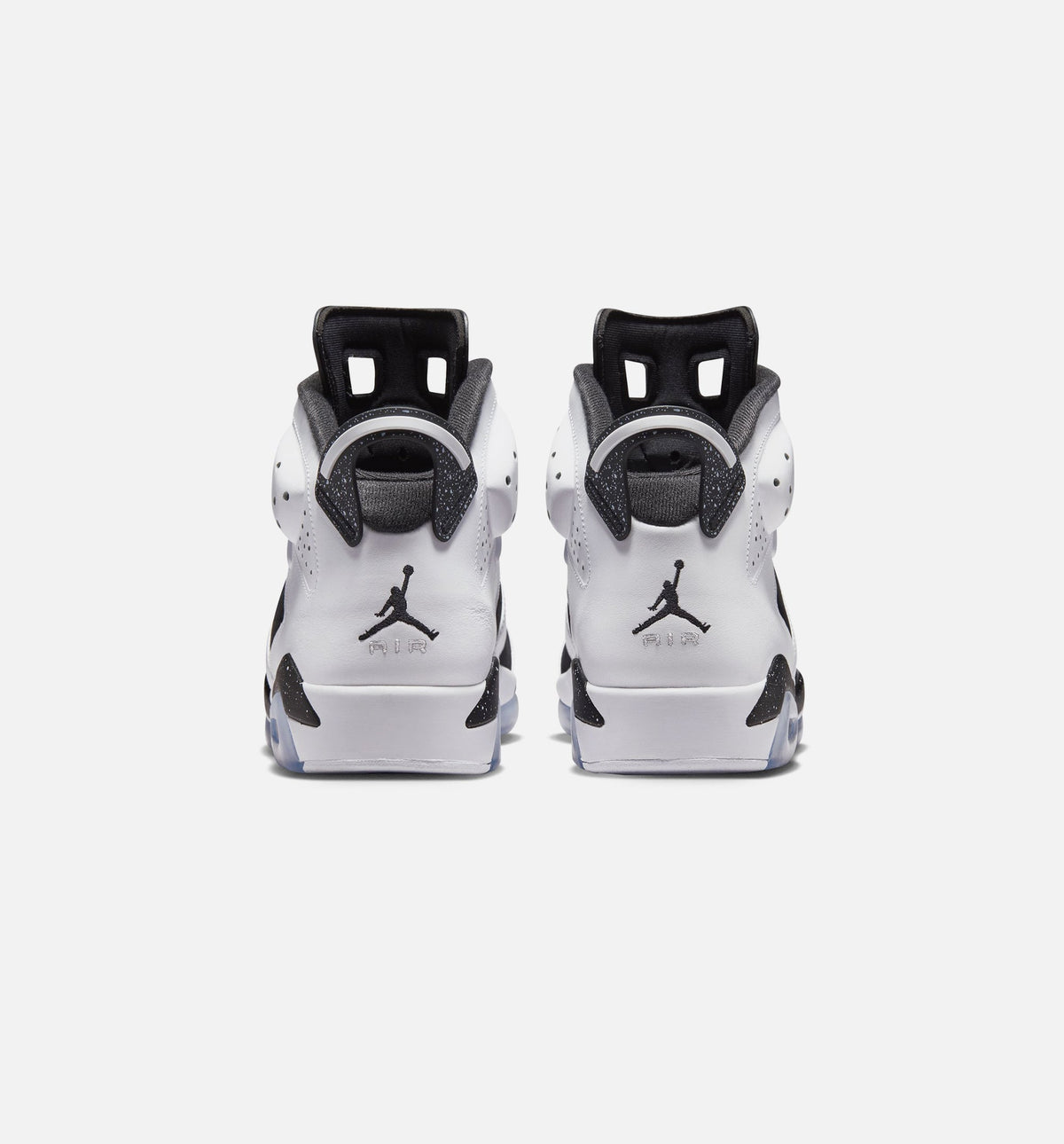 Air Jordan 6 Retro 黑白男款休闲鞋 - 黑/白