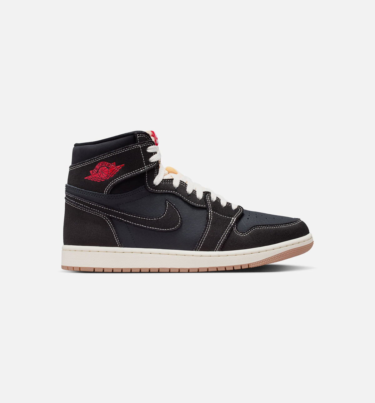 Air Jordan 1 Retro High OG Flight Club 男款休闲鞋 - 黑/大学红/帆白/香磨棕色