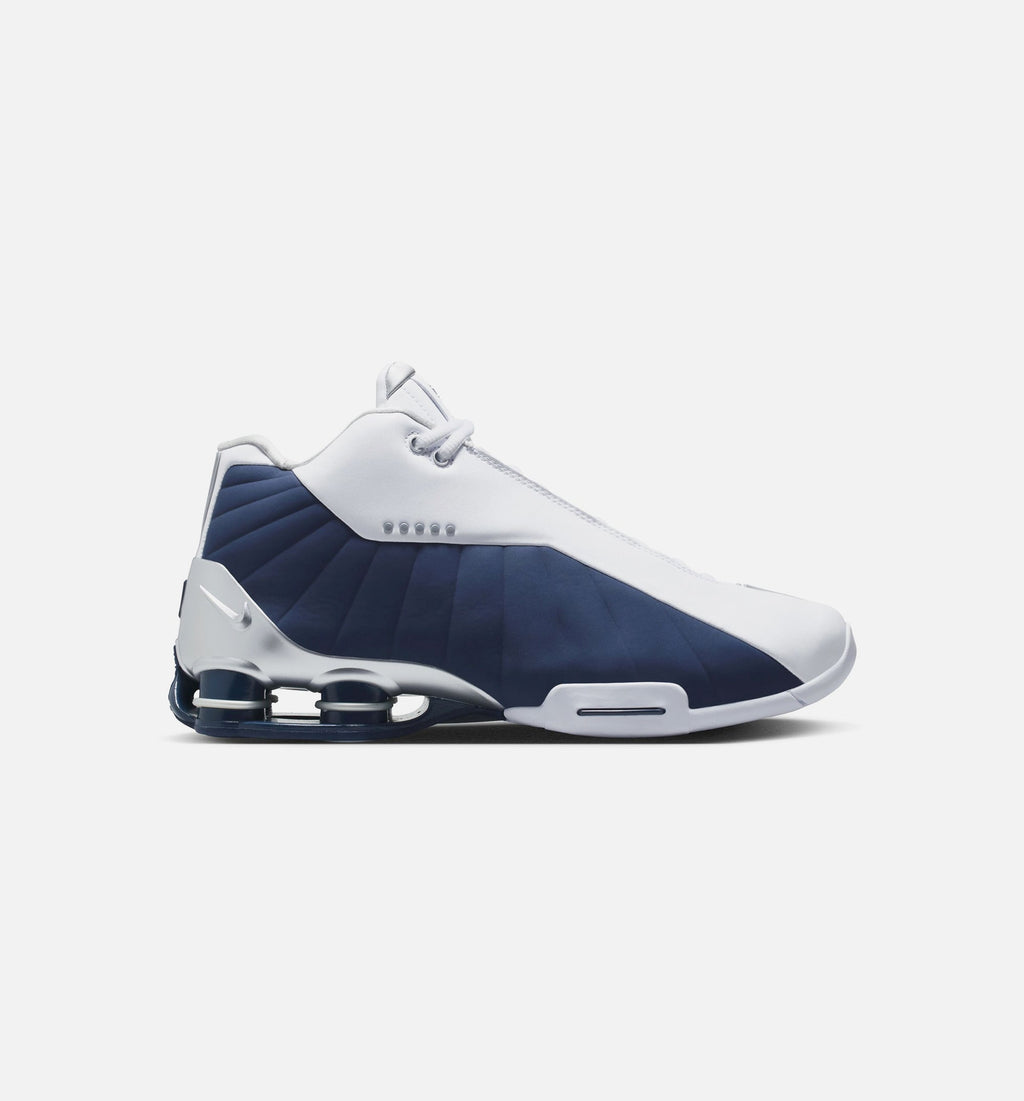 Shox BB4 Olympic 男款休闲鞋 - 白/午夜海军蓝/金属银
