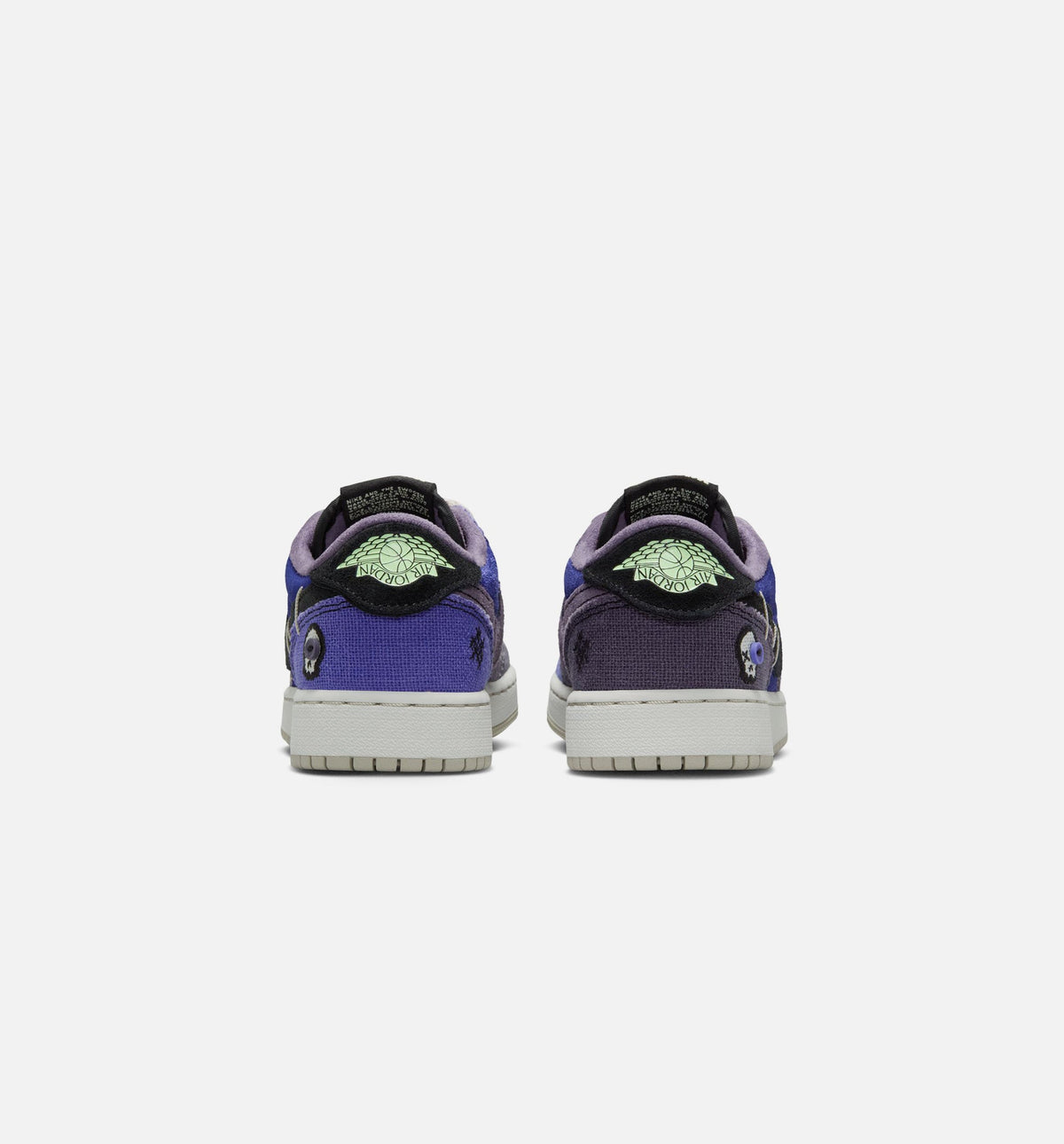 Air Jordan 1 Low OG 大童款休闲鞋 - 皇室紫/薄雾绿/黑/深葡萄干/曙光/浅銀