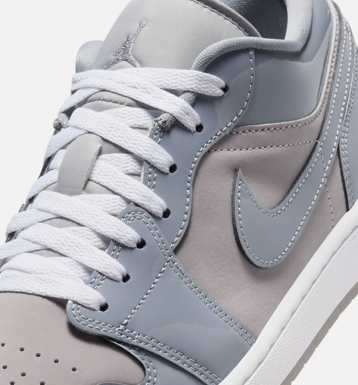 Air Jordan 1 Low Cool Grey 男款休闲鞋 - 中灰/白/冷灰