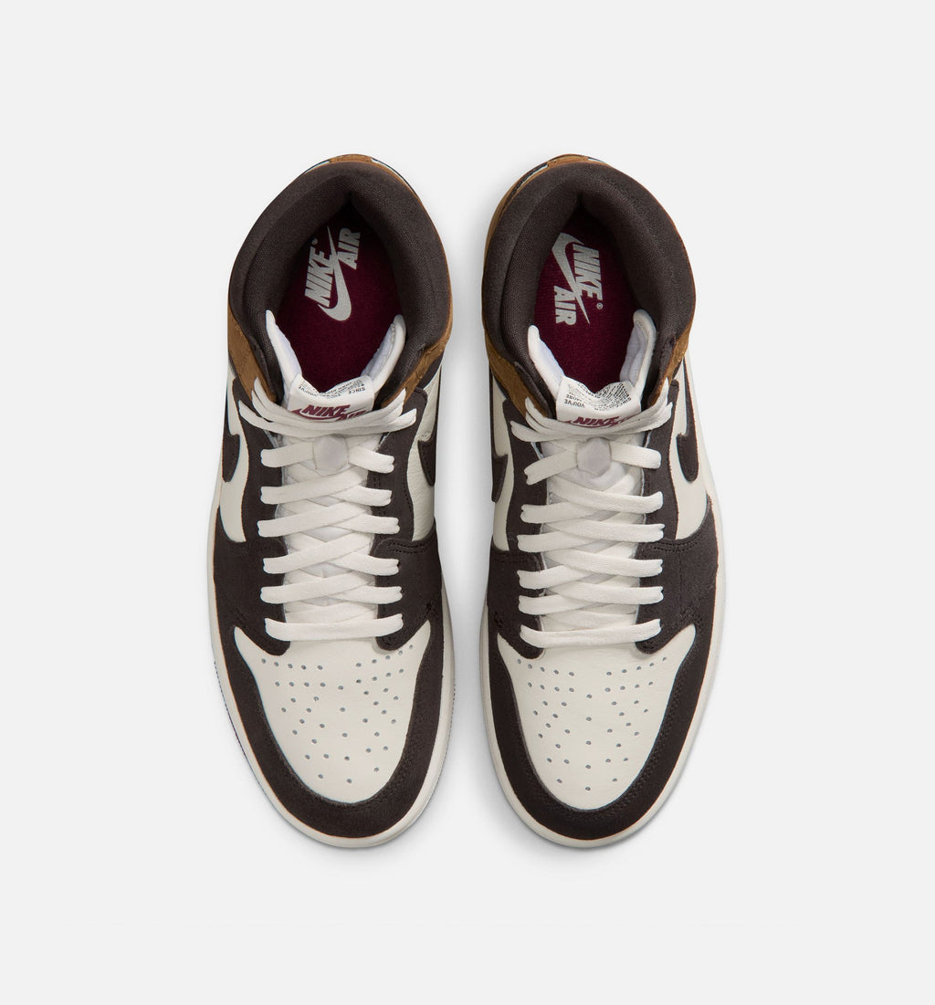 Air Jordan 1 Retro High OG 情书男款休闲鞋 - 阴影棕/球队红/淡英坦