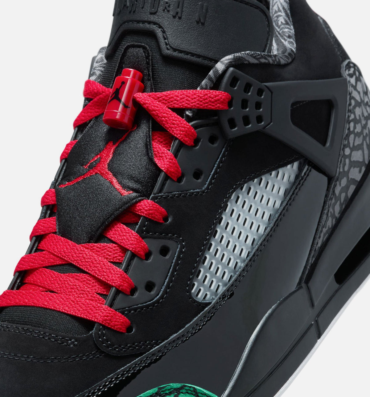 Spizike Low 男款休闲鞋 - 黑/经典绿/白/学院红