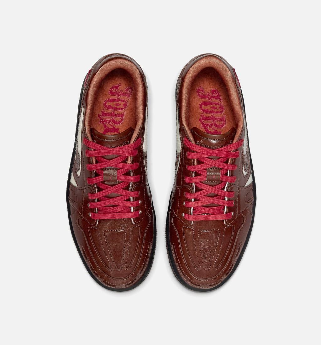 Air Jordan 1 Low 农历新年女款休闲鞋 - 浅巧克力/黑