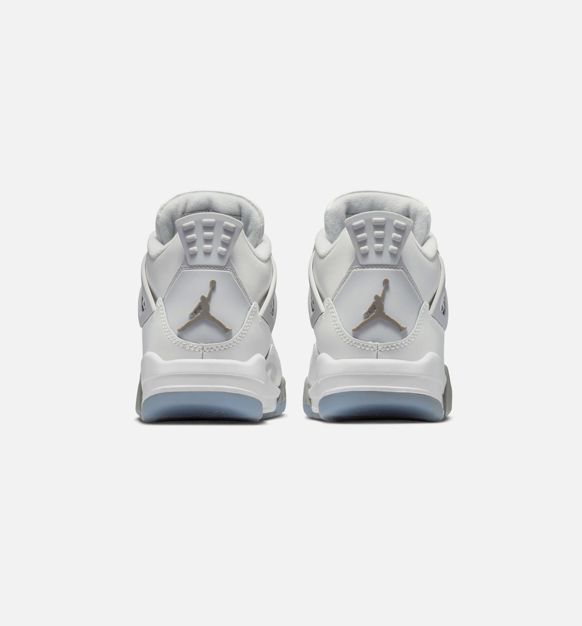 Air Jordan 4 Retro 冰蓝大童款休闲鞋 - 光子灰/冰蓝/平坦钞/白/蓝色山谷