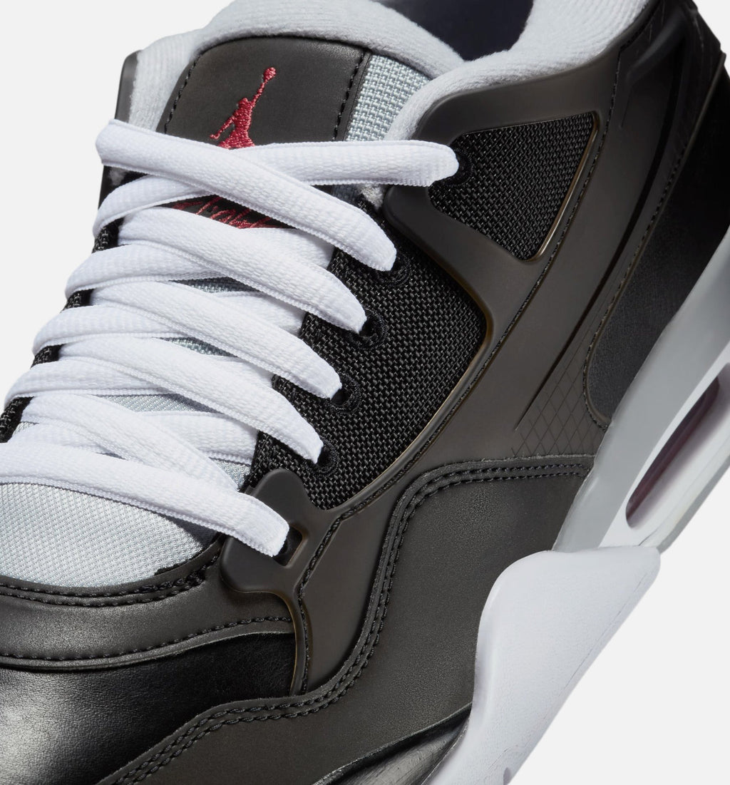 Air Jordan 4 RM 男款休闲鞋 - 黑/红/灰