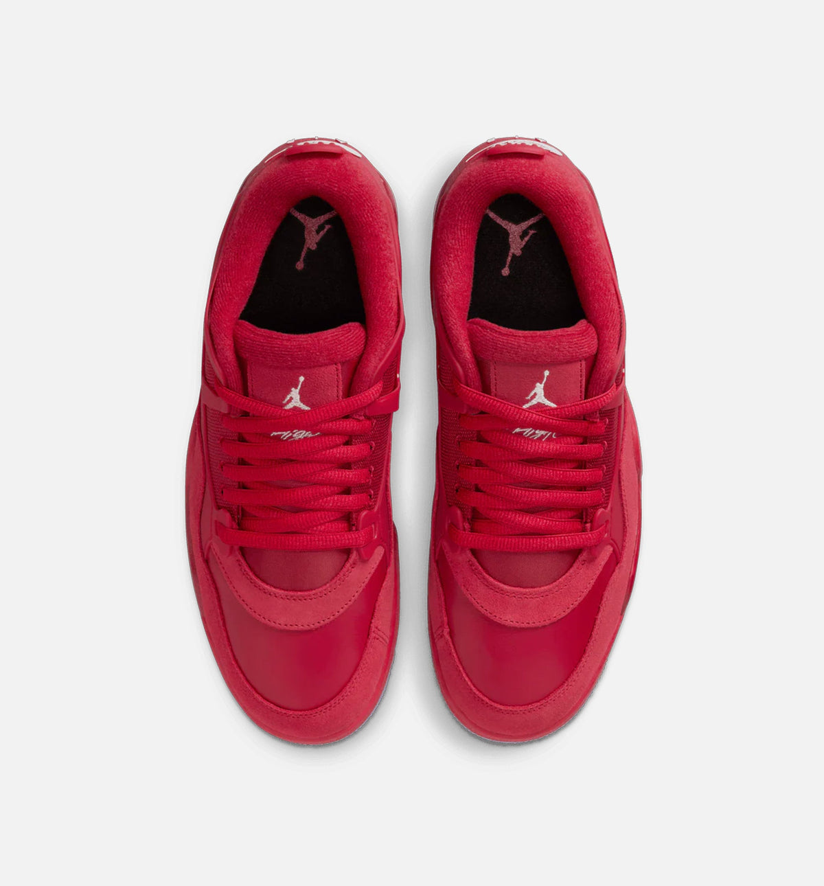 Air Jordan 4 RM 男款休闲鞋 - 学院红/冰蓝/黑/白